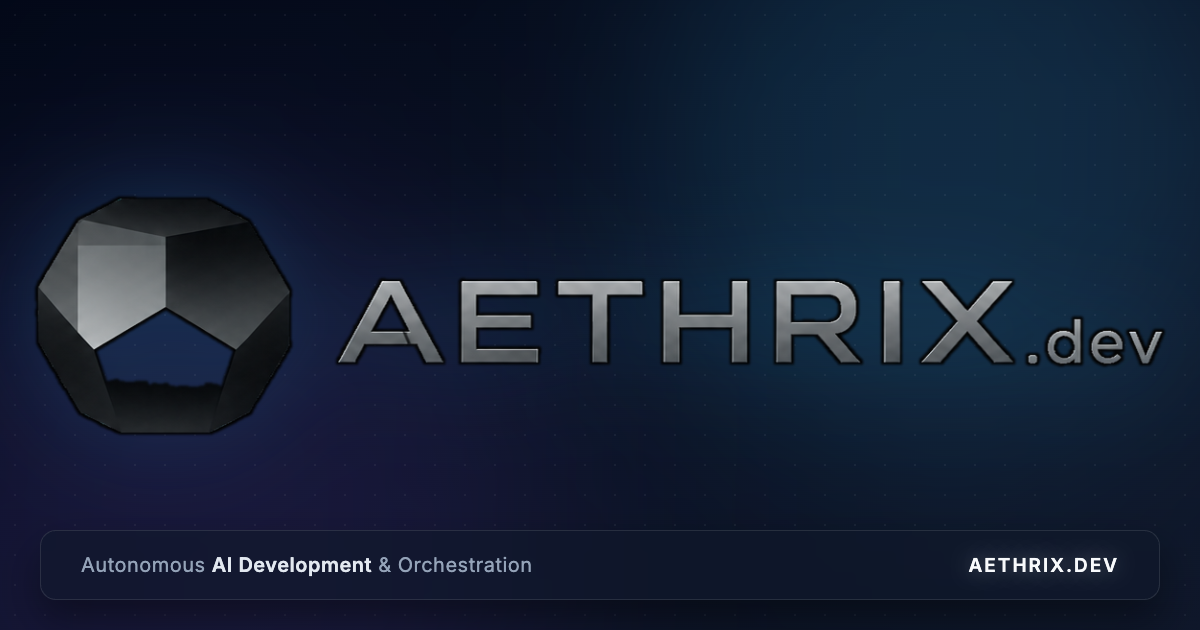 Aethrix AETHRIX — Build software by describing it